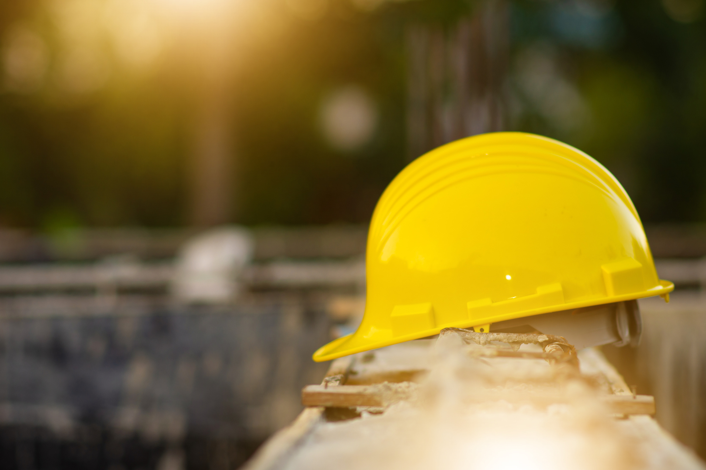 Hard Hat Helmet Safety on Site Construction